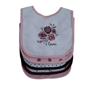 Baby vision- 5pk de baberos para niña