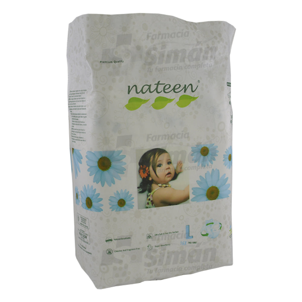 Nateen - Linea premium pañal 64 pcs | talla L