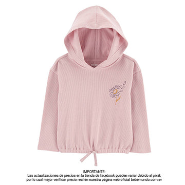 Oshkosh - Polero Algodón rosa +18M