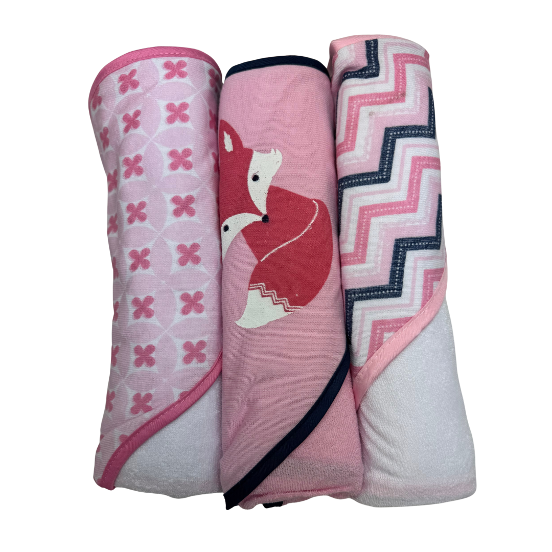 Baby Vision - Toalla con capucha de zorrito | 3 unidades