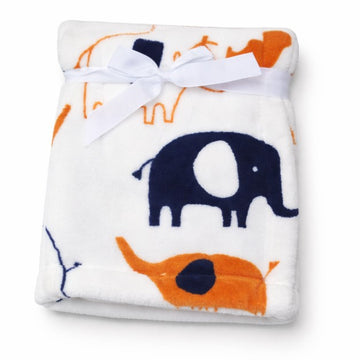 Lambs & Ivy - Cobija con estampado elefante