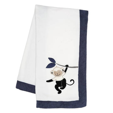 Lambs & Ivy - Cobija con estampado monke