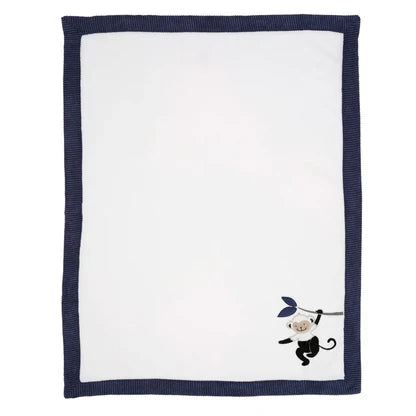 Lambs & Ivy - Cobija con estampado monke