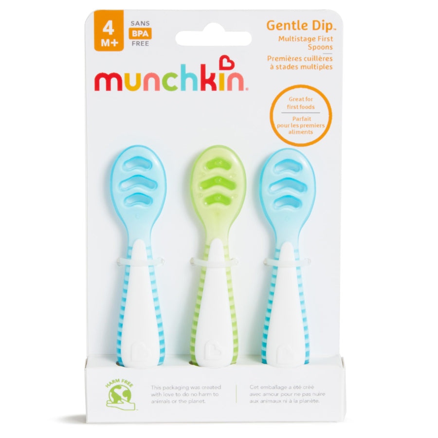 Munchkin - Cucharas ergonómicas de alimentación