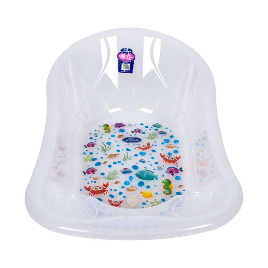 Sevi bebe - Bañera transparente con desagüe
