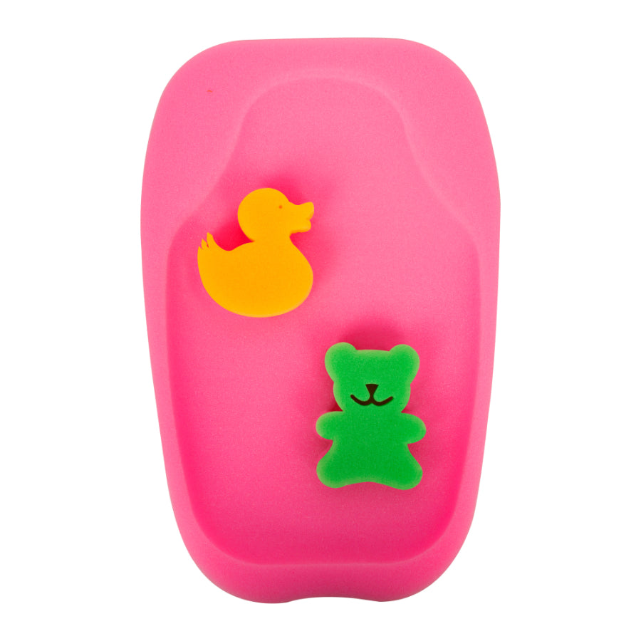 Sevi bebe - Esponja para bañera de bebé | rosa