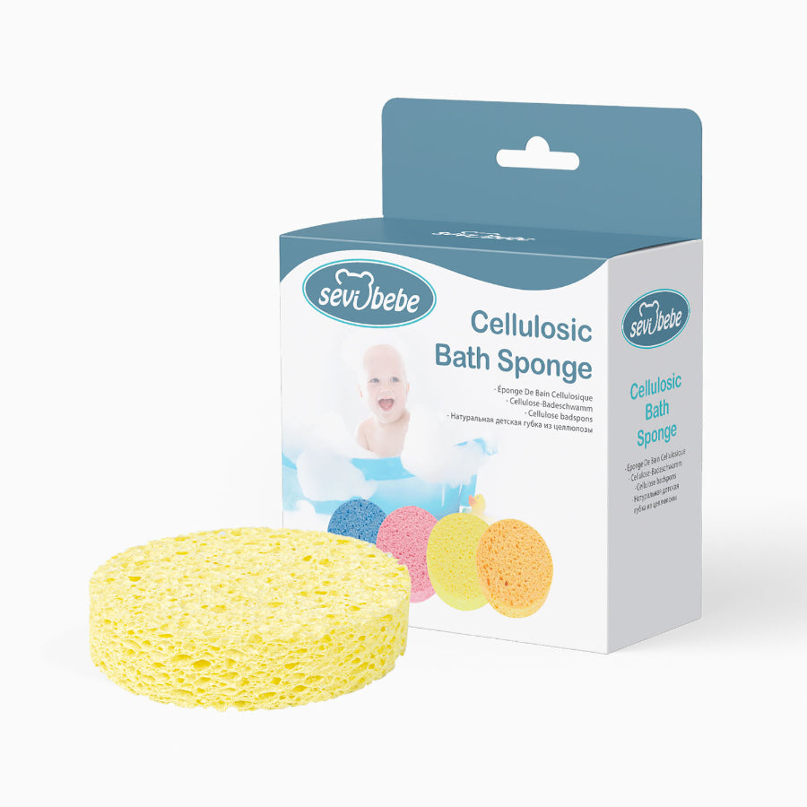 Sevi bebe - Esponja de baño de celulosa