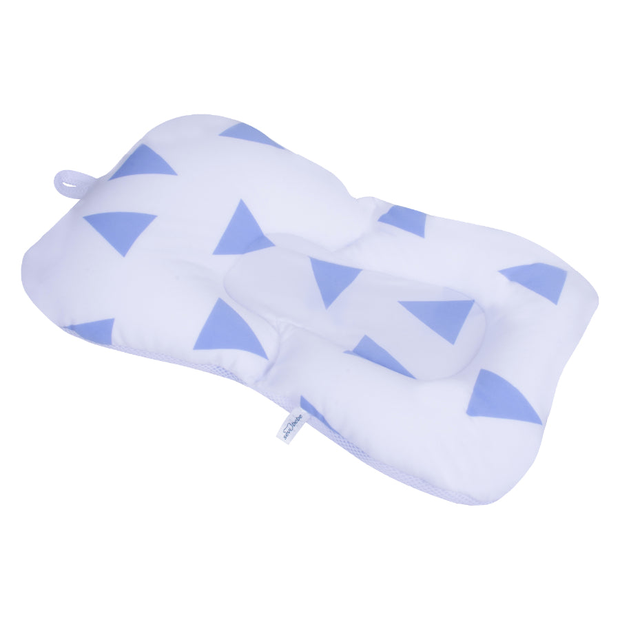 Sevi bebe - Almohada para bañera | blanco y celeste