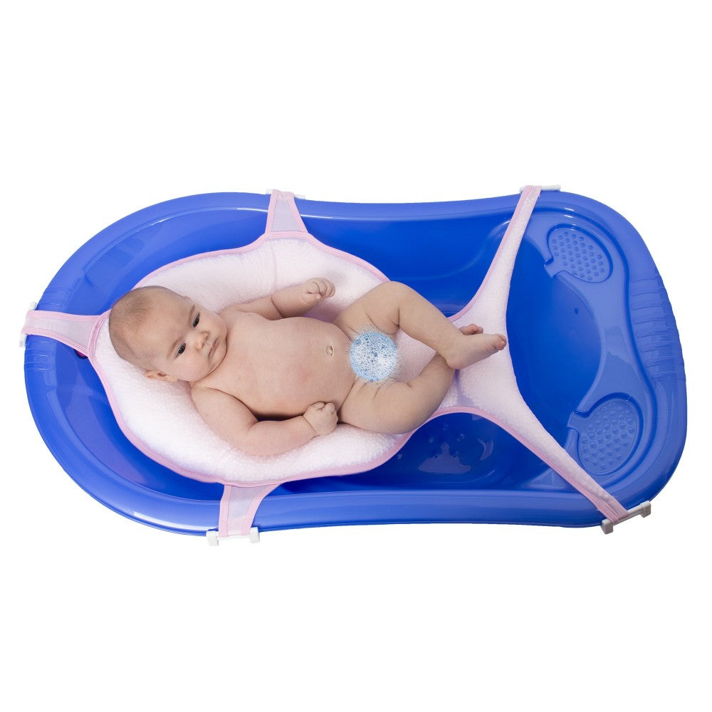 Sevi bebe - Red de baño para bebés con soporte | Rosa