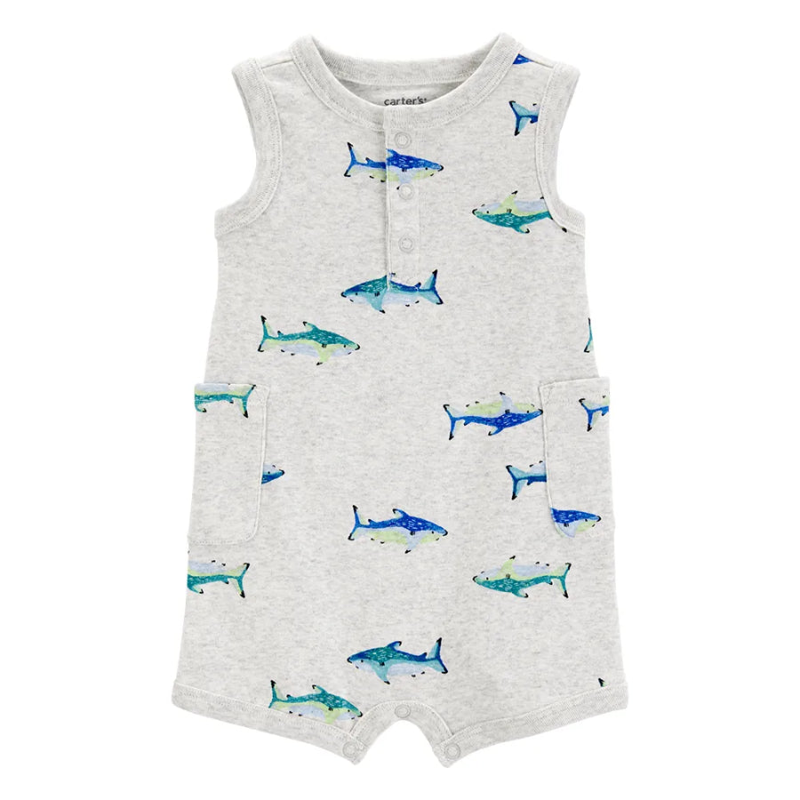 Carter´s - Enterizo sin mangas estampado peces