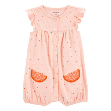 carter´s - Enterizo manga corta | naranja