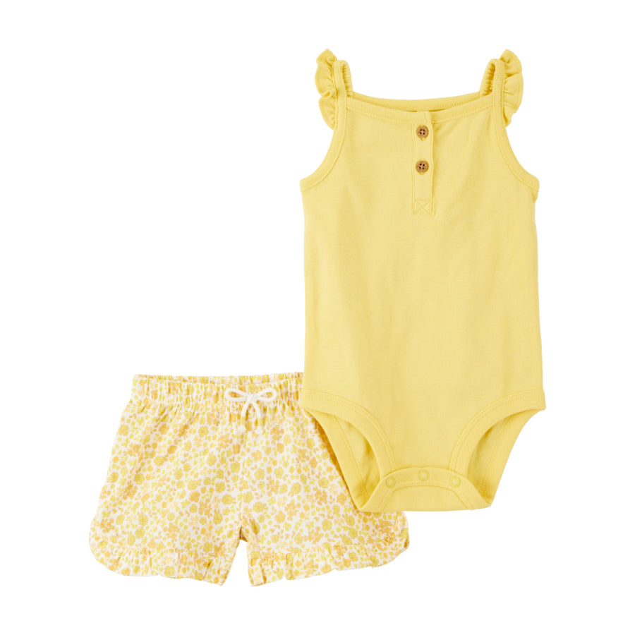 Carter´s - Conjunto con enterizo | amarillo