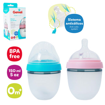 Genial - Biberoón de silicon