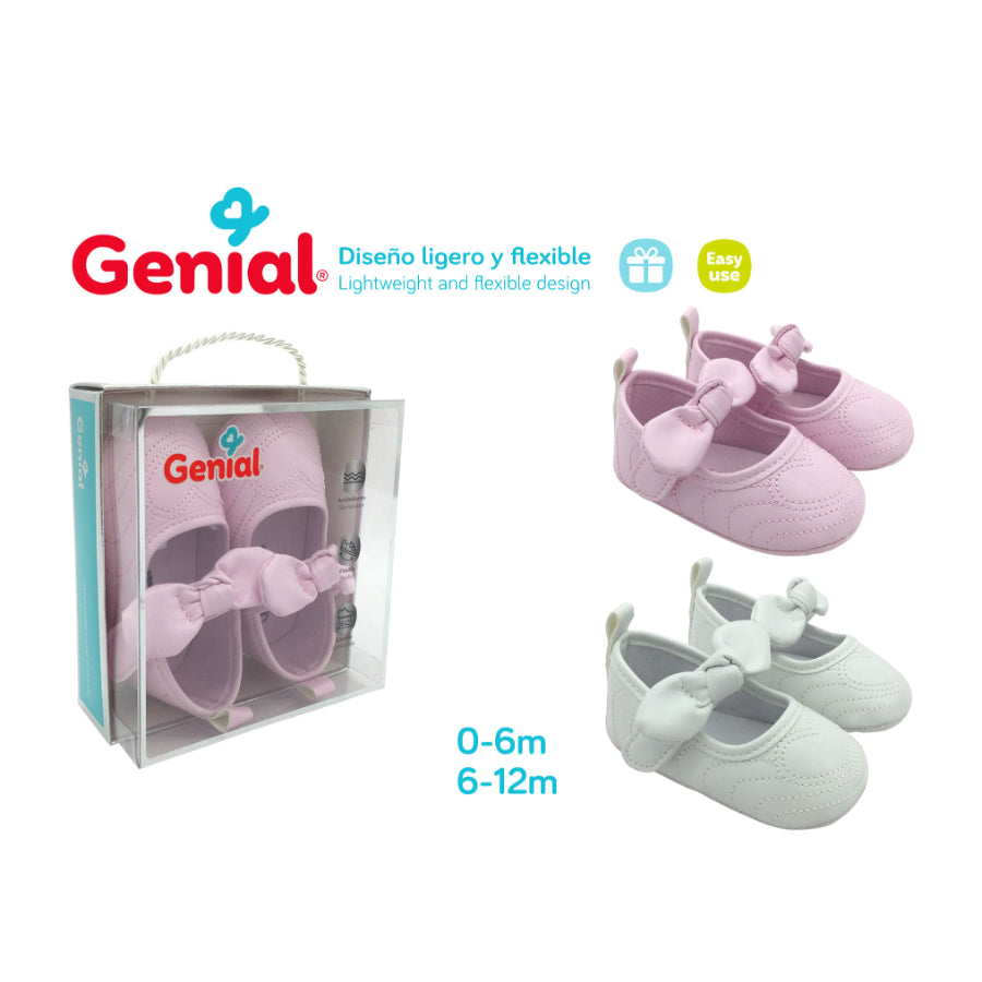Genial - Zapatos para niñas con chonguita