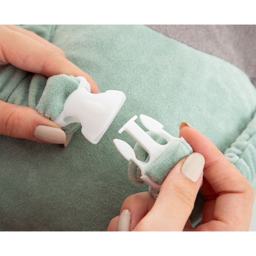 BabyJem - Almohada protectora con alas | Verde menta