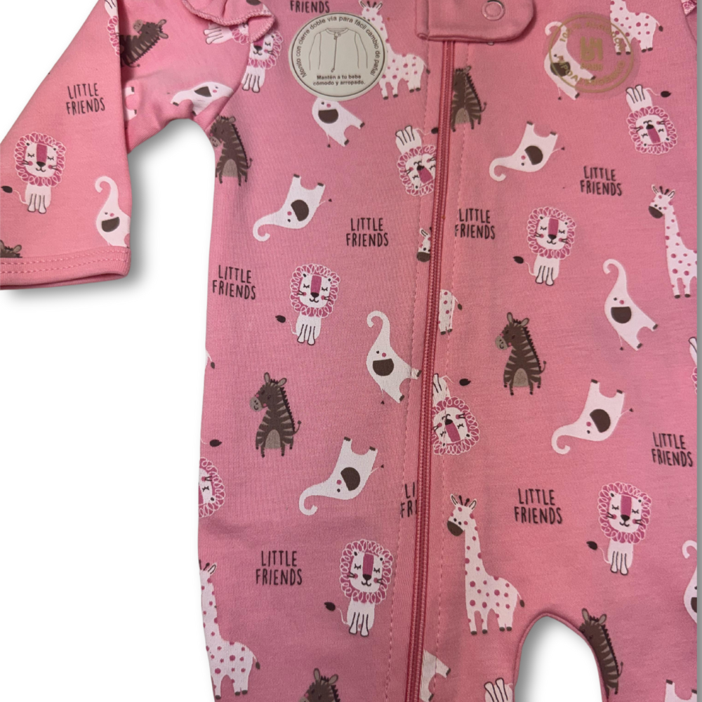 B4baby - Mameluco animales rosa| RN