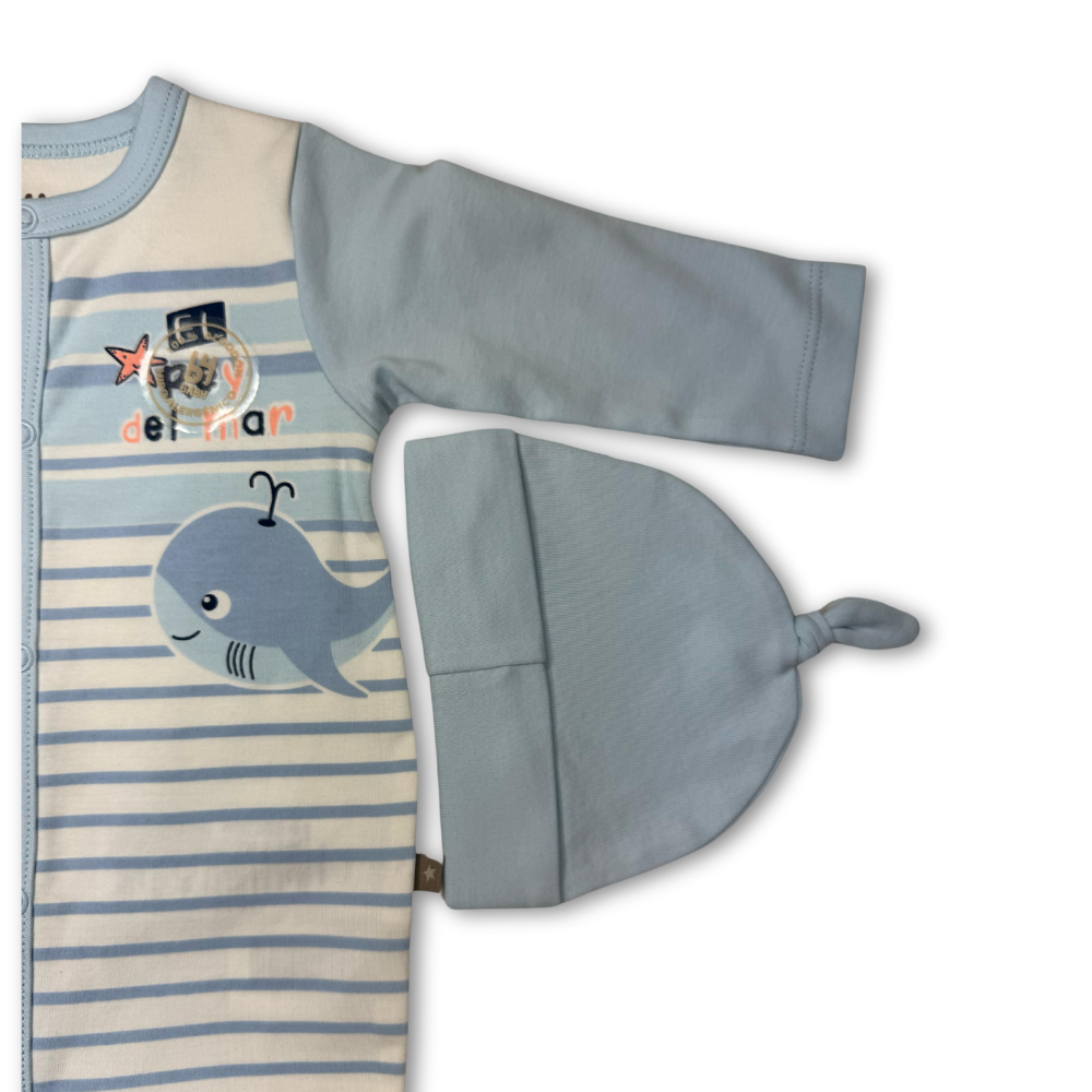 B4baby - Pijama de Ballena | +0-6M