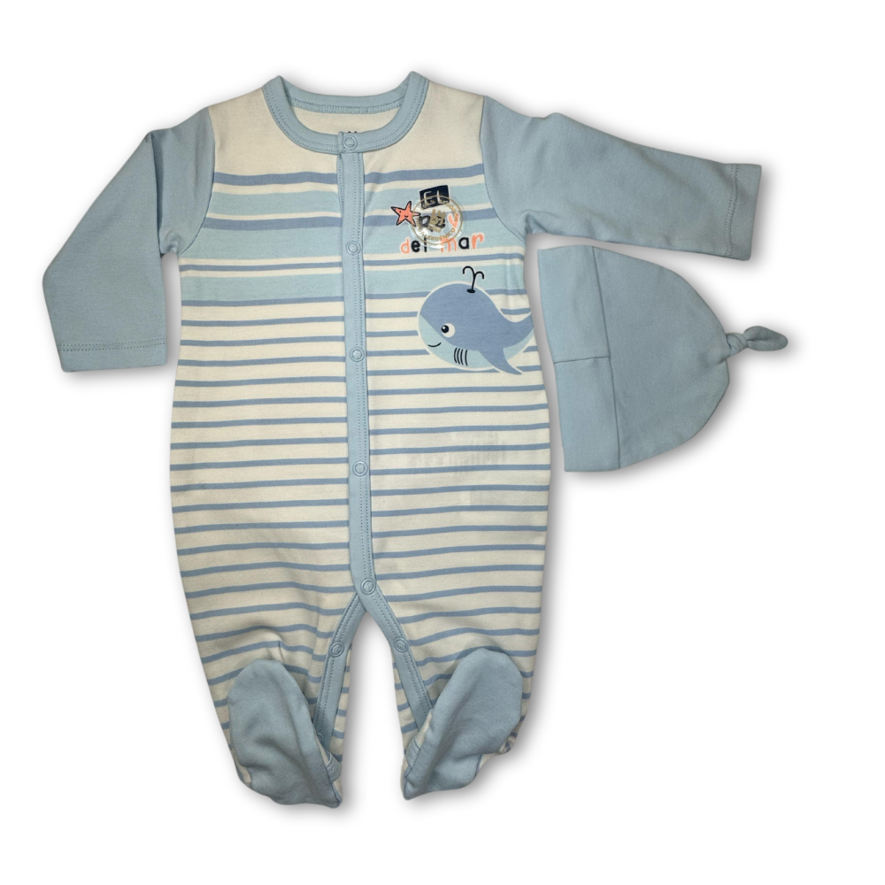 B4baby - Pijama de Ballena | +0-6M