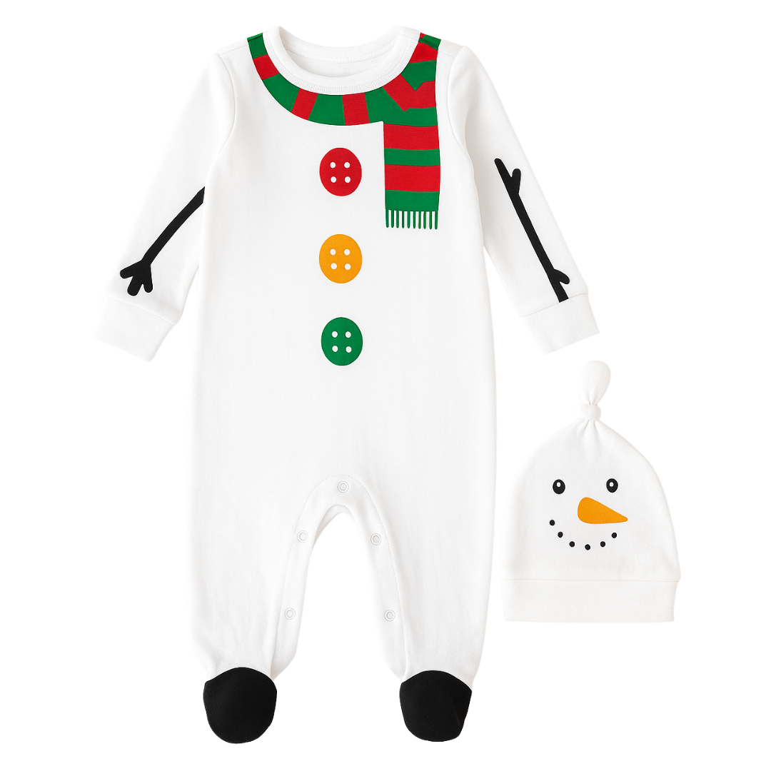 B4baby - Pijama, muñeco de nieve | niño