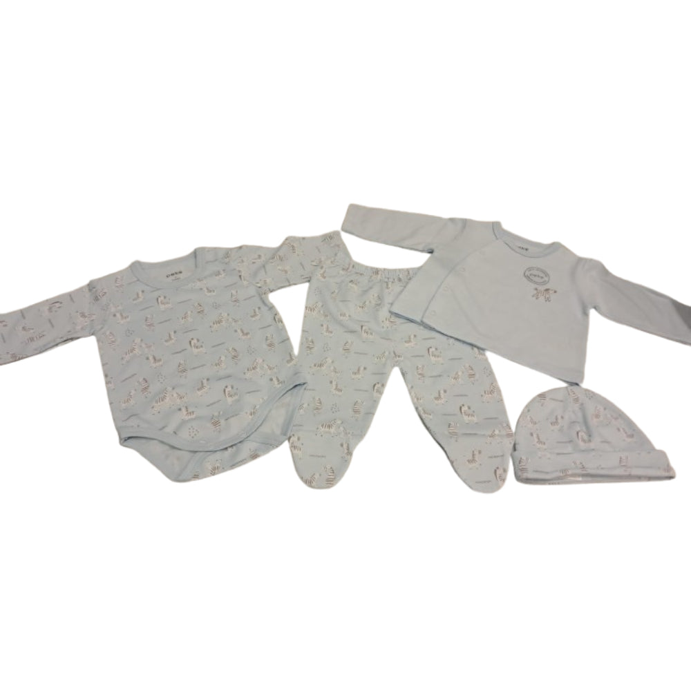 B4baby - Conjunto de 4 pzas cebra | +0m