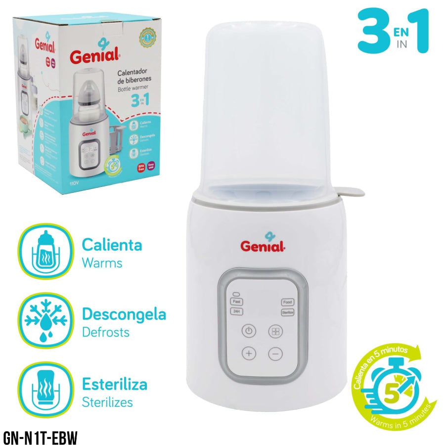 Genial - Calentador multifuncional 3 en 1
