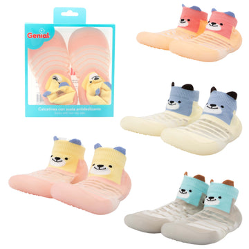Genial - Calcetines con suela antideslizante