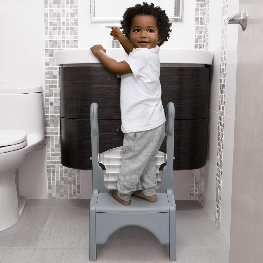 Little Jon-EE - Asiento Orinal Ajustable y Taburete con Escalón