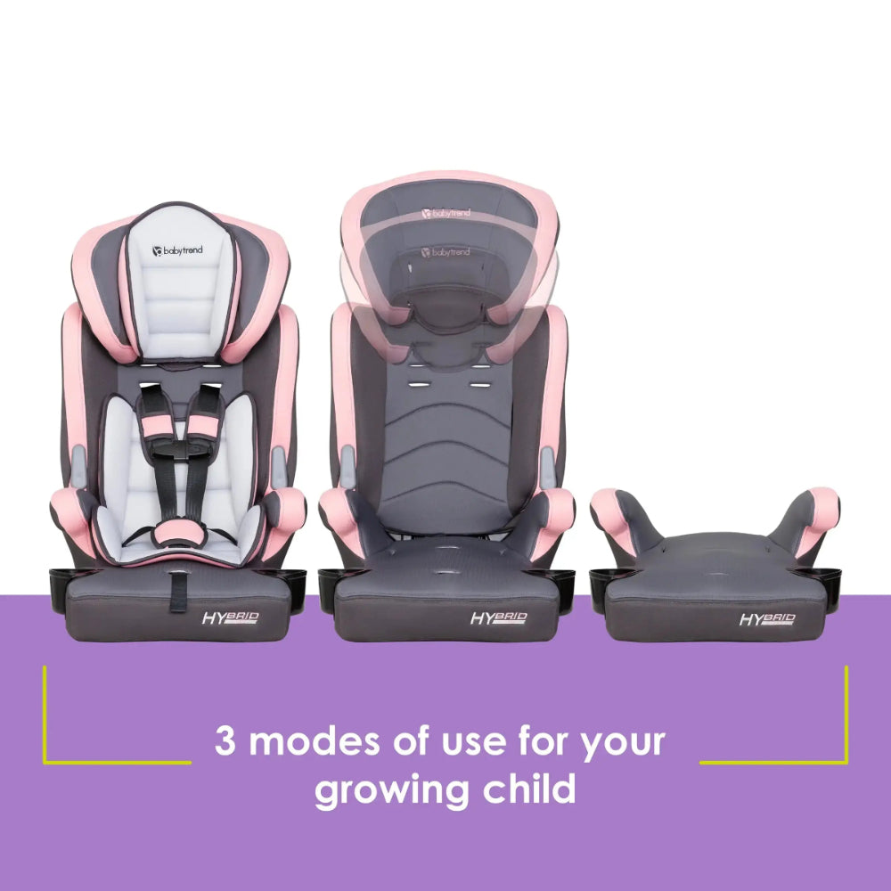 Baby Trend - Silla de Auto Híbrido 3 en 1/Rosa