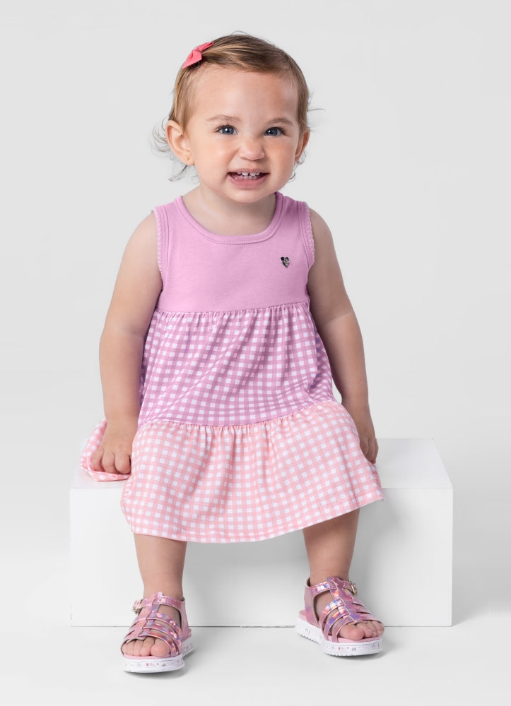Brandili - Vestido/camisa son mangas morado | +6M