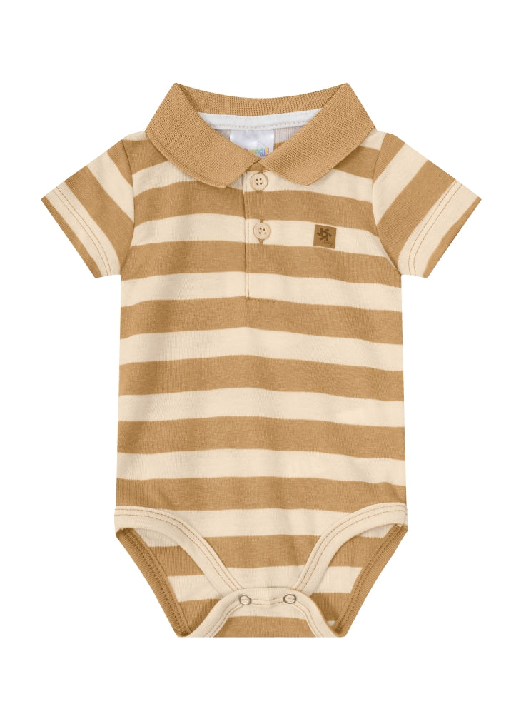 Brandili - Camisa polo con rayas  | +12M