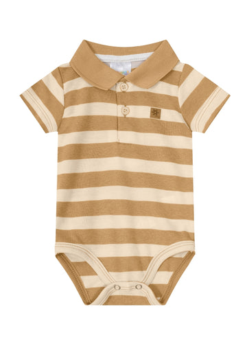 Brandili - Camisa polo con rayas  | +12M