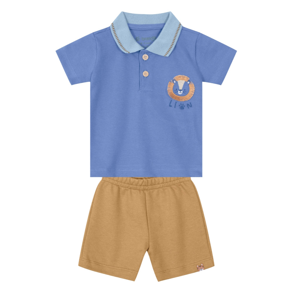 Bradili - Conjunto para bebe con camisa polo | +24M