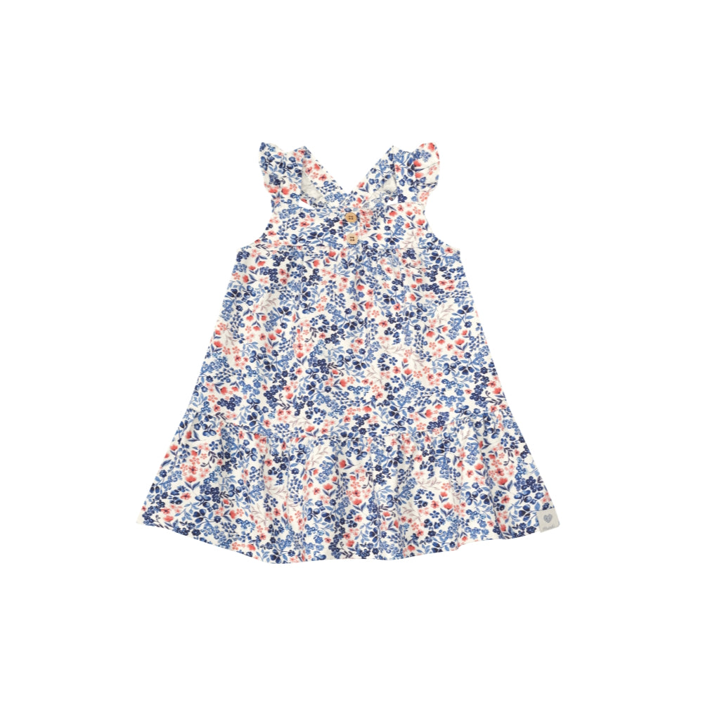 Brandili - Vestido flores pequeñasa | +3M