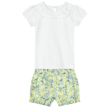 Brandili - Conjunto infantil para niñas de Cotton| +12M