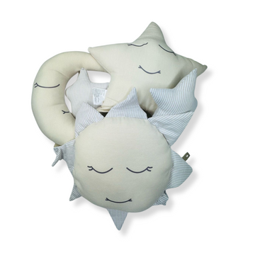 B4baby - Set de 3 cojines | Amarillo