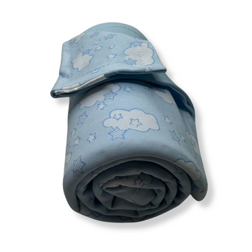 B4Baby - Manta Reversible | nubes celeste