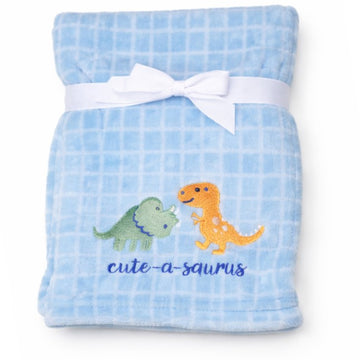 Cobertor infantil de franela | dino