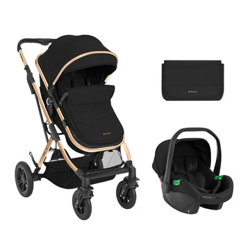 Kikkaboo - Coche Kaia 3 En 1 Negro / Pañalera