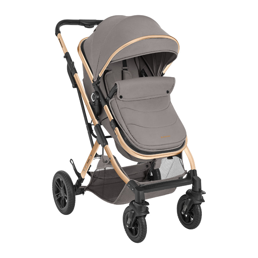 Kikkaboo - Coche Kaia 3 En 1 Gris Claro / Pañalera