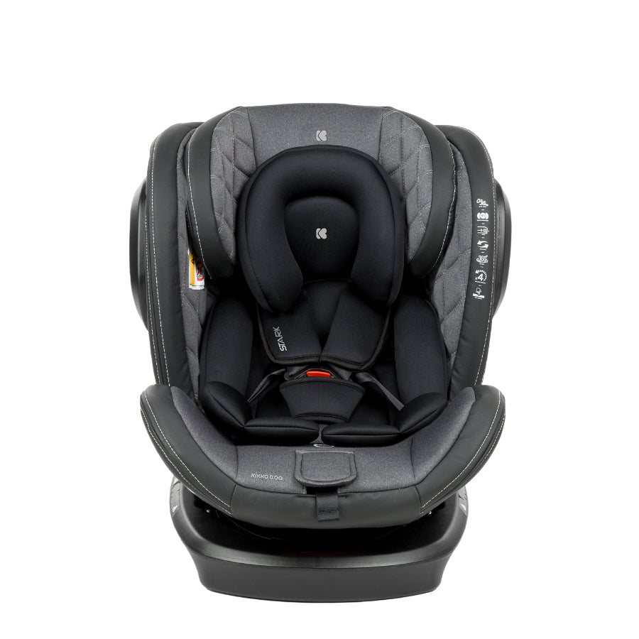 Kikkaboo - Asiento Stark Isofix Gris Obscuro