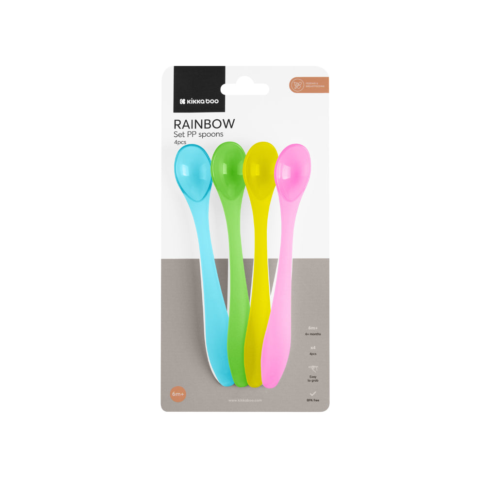 Kikkaboo - Cucharas arcoiris