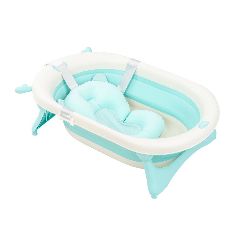 Kikkaboo - Protector Bañera Acolchado Bear Menta