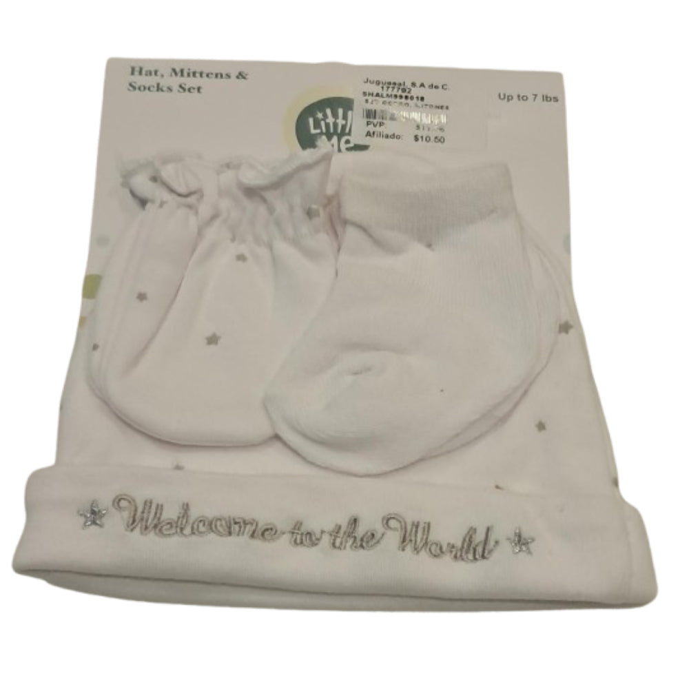 Little Me - Set de gorro y mitones