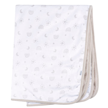 Gerber - Cobija arcoíris | estampado gris
