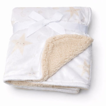 Gerber- cobija beige de estrellas y lunas