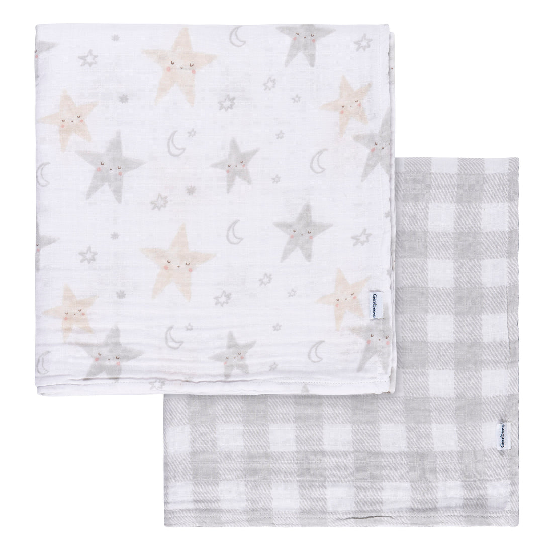 Gerber -  Manta estrellada de Envolver  | 2pk