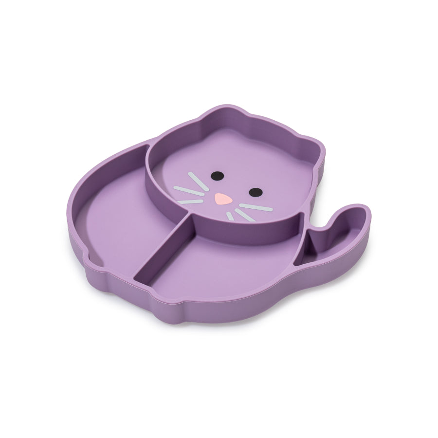 Melii - Plato de Silicona con Ventosa - Gato