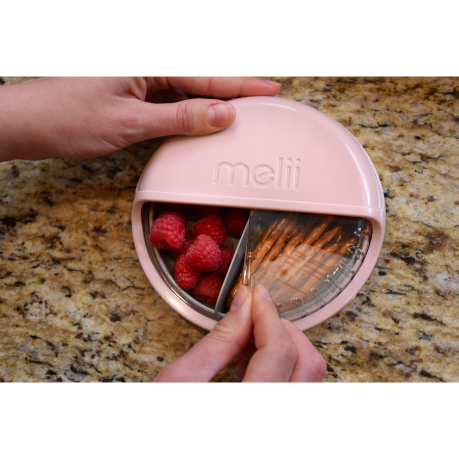 Melii - Plato spin con divisores | color rosa
