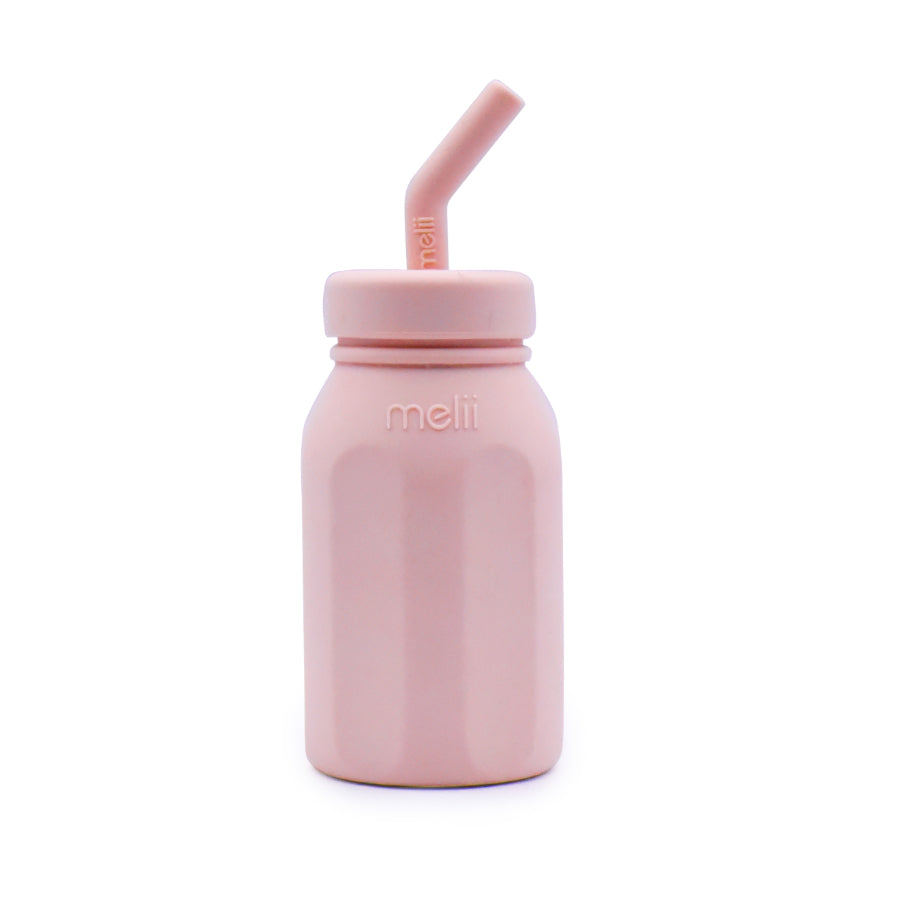 Melii - Botella de agua de silicona | color rosa