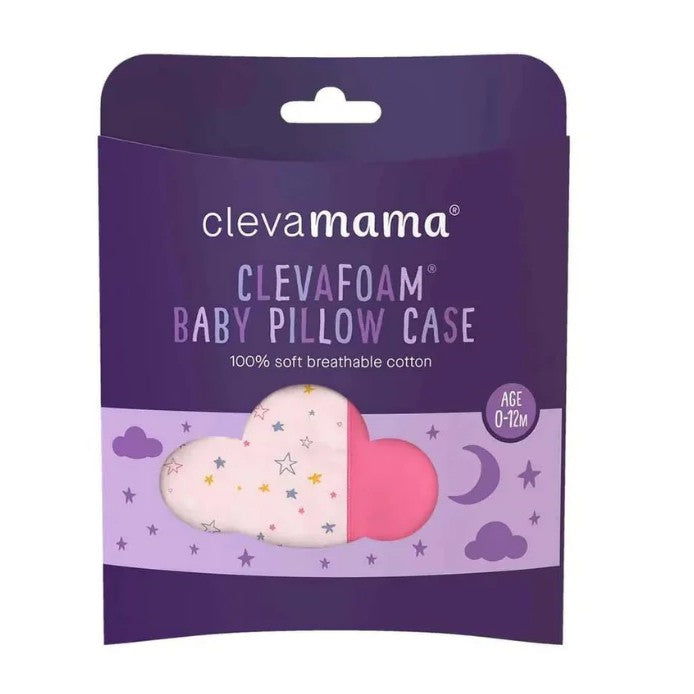 Clevamama - Funda de almohada para bebé | rosa